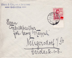 III. Reich: MiNr. 645 FDC Von Görlitz Nach Neugersdorf 1937 - Briefe U. Dokumente