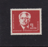 DDR: MiNr. 254 C, Postfrisch, Dunkelrot, Pieck I, 1952 - Abarten Und Kuriositäten