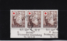 DDR: MiNr. 385 I, Gestempelt Vom Unterrand, 1953 - Plaatfouten En Curiosa