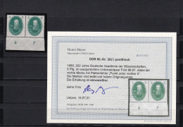 DDR: MiNr. 262 I, Postfrisch Vom Unterrand - Nuevos