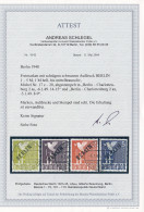 Berlin, MiNr. 17c-20, Gestempelt, BPP Foto Attest - Used Stamps