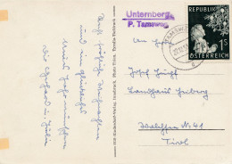 1953: Tamsweg - Unternberg - Weihnachtskarte - Lettres & Documents