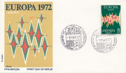 Andorra: 1972: Europa FDC - Other & Unclassified