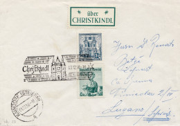 1958: Christkindl - Österreich Auf Brief Nach Lugano - Cartas & Documentos