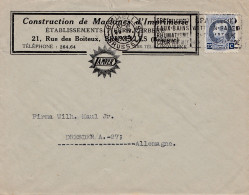 1925: Construction De Machines Bruxelles Nach Dresden: Druckmaschinen - Altri & Non Classificati