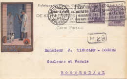 Belgien: 1923: Bruxelles To Roosendaal: Hund - Sonstige & Ohne Zuordnung