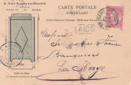 Belgien: 1903: Carte Postale Gand Nach La Hage - Other & Unclassified