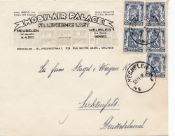1938: Mechelen To Deutschland - Möbel-Meublelen-Meubles - Other & Unclassified