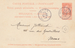 Belgien: 1908: Mons - Ansichtskarte Schiff - Other & Unclassified