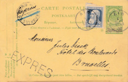Belgien: 1908: Ganzsache Nach Brüssel - Autres & Non Classés