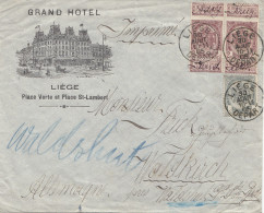 Belgien: 1905: Liege Nach Waldkirch/Germany - Andere & Zonder Classificatie
