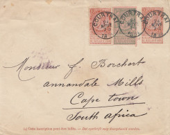 Belgien: 1894 Courtrai To Cape Town-South Africa - Autres & Non Classés
