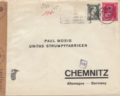 Belgien: 1941: Liege Nach Chmenitz: Zensur OKW - Strumpffabrik - Sonstige & Ohne Zuordnung