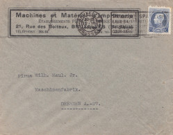 Belgien: 1925: Construction De Machines Bruxelles Nach Dresden: Druckmaschinen - Otros & Sin Clasificación