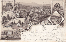 1896: Ansichtskarte Sarajevo Nach Köln - Bosnië En Herzegovina
