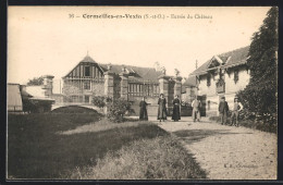 CPA Cormeilles-en-Vexin, Entrèe Du Chateau  - Sonstige & Ohne Zuordnung