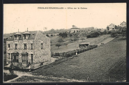 CPA Presles-Courcelles, Villas Sur Le Coteau  - Presles