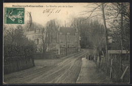 CPA Montgeroult-Courcelles, Le Moulin Pris De La Gare  - Other & Unclassified