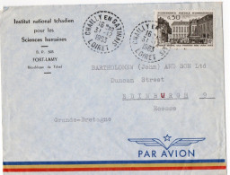 Recette Distribution CHAILLY En Gatinais Loiret Sur Lettre Pour L'Angleterre - 1961-....