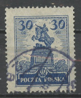 Pologne - Poland - Polen 1925-26 Y&T N°318 - Michel N°241 (o) - 30g Statue De Sibieski -K13 - Used Stamps