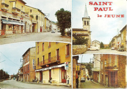 SAINT-PAUL-LE-JEUNE (07) Carte Multivues  CPSM GF - Other & Unclassified