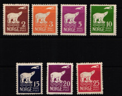 Norwegen 109-115 Postfrisch #KE916 - Sonstige & Ohne Zuordnung