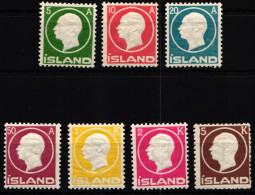 Island 69-75 Postfrisch Nr. 69 Mit Falz #KE265 - Other & Unclassified