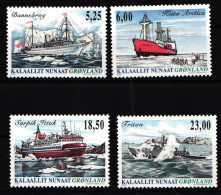 Grönland 441-444 Postfrisch Schiffe #KE360 - Andere & Zonder Classificatie