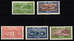 Island 114-118 Postfrisch #KE281 - Autres & Non Classés