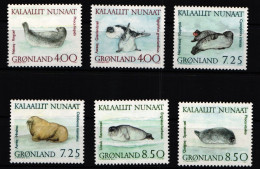 Grönland 211-216 Postfrisch Robben #KE348 - Autres & Non Classés