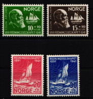 Norwegen 232-235 Postfrisch #KE947 - Altri & Non Classificati