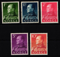 Norwegen 428-432 Postfrisch #KE969 - Autres & Non Classés