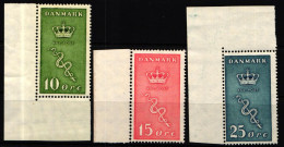 Dänemark 177-179 Postfrisch Randstücke #KJ722 - Other & Unclassified