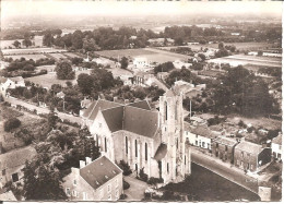 EN AVION AU-DESSUS DE ... SAINT-ETIENNE-DE-CORCOUE (44) L'Eglise En 1966 (Ed LAPIE)  CPSM GF - Altri & Non Classificati