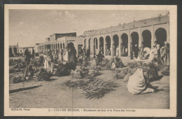 Carte P De 1930 ( Colomb-Béchar / Marchands De Bois à La Place Des Arcades ) - Bechar (Colomb Béchar)