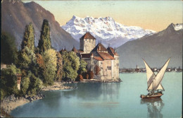 10957059 Montreux VD Schloss Chillon Dent Du Midi Montreux - Other & Unclassified