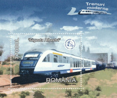 Romania 2004 - Modern Trains , Perforate, Souvenir Sheet ,  MNH ,Mi.Bl.337 - Neufs