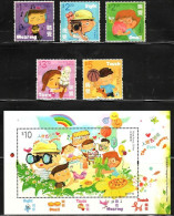 China Hong Kong 2017 The Five Senses (stamps 5v+SS/Block) MNH - Ongebruikt