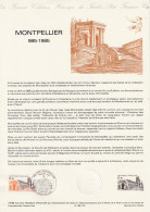 FRANCE    Document "Collection Historique Du Timbre Poste"  Montpellier    N° Y&T  2350 - Documents Of Postal Services