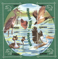 Romania 2004 - The Danube Delta , Perforate, Souvenir Sheet ,  MNH ,Mi.Bl.335 - Nuovi