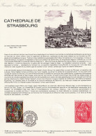 FRANCE    Document "Collection Historique Du Timbre Poste"  Cathédrale De Strasbourg    N° Y&T  2363 - Postdokumente