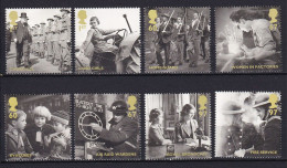 195 GRANDE BRETAGNE 2010 - Y&T 3338/45 - Bataille D Angleterre Milisse Enfant Femme Pompier  Neuf **(MNH) Sans Charniere - Unused Stamps