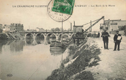 CPA Epernay-Les Bords De La Marne-34-timbre       L2928 - Epernay