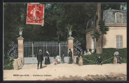 CPA Méry-sur-Oise, Entree Du Chateau  - Other & Unclassified