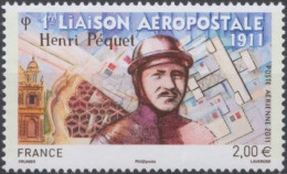 2011 - P.A. 74 - Centenaire De La Première Liaison Postale Par L'aviation Henri Péquet - 1960-.... Mint/hinged