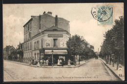CPA Argenteuil, La Rue Nationale Et L`Avenue De La Gare  - Argenteuil