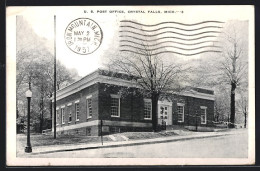 AK Crystal Falls, MI, U. S. Post Office  - Altri & Non Classificati
