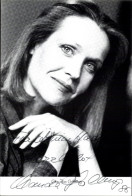 CPA Schauspielerin Claudia Golling, Portrait, Autogramm - Actors