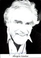 CPA Schauspieler Und Regisseur Jürgen Goslar, Portrait, Autogramm - Actors