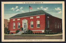 AK Ebensburg, PA, The Post Office  - Autres & Non Classés